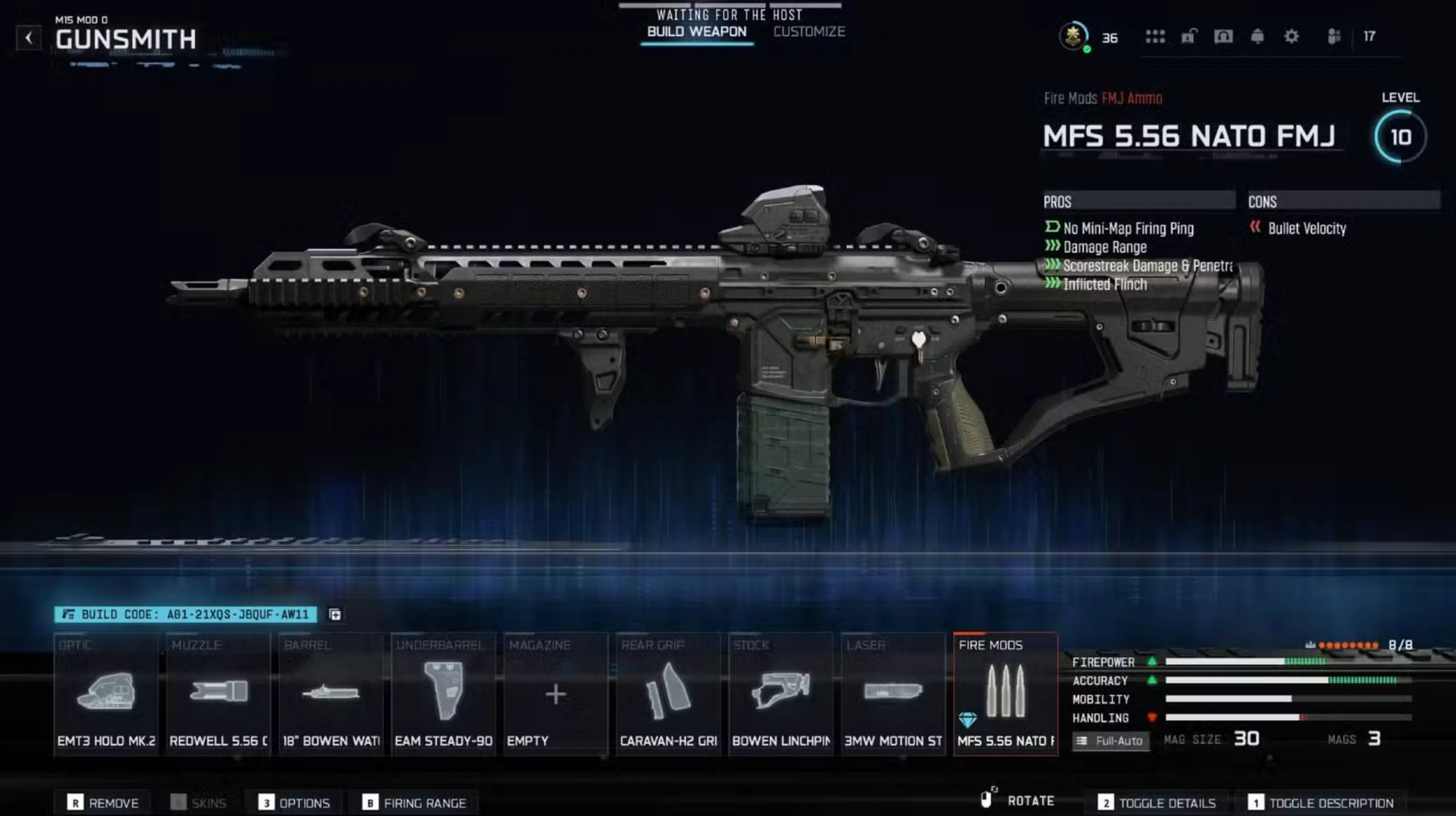 Best M15 MOD 0 Loadout in Black Ops 7